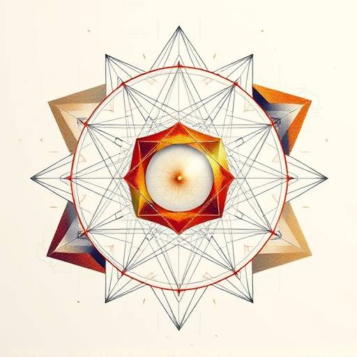Complex geometric shapes representing theoretical physics concepts